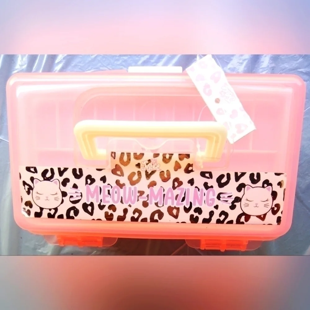 Justice Meowmazing Hair Accessories Carry Case
